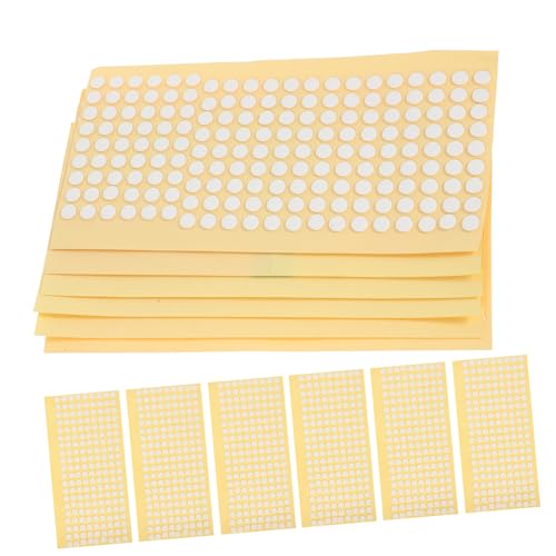 Holibanna 1000 Stück Doppelseitige Klebepunkte Transparente Runde Klebe Dots Abnehmbares Klebeband für Bastelprojekte Fotos und Dekorationen Starke Haftung Vielseitig Einsetzbar von Holibanna