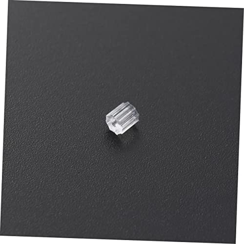 Holibanna 1000 Stück Transparente Octagonal Ohrstecker Verschlüsse Kunststoff Allergisch Langlebig Praktische Ohrstopper für DIY Ohrschmuck Schutz vor Verlust Geeignet für Damen und Mädchen von Holibanna