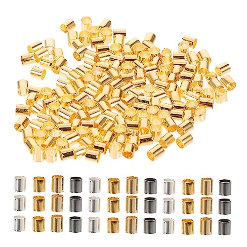 Holibanna 1000Stücke Crimp Perlen für Schmuckherstellung DIY Zubehör für Armbänder und Leicht und Tragbar für Bastelprojekte und von Holibanna