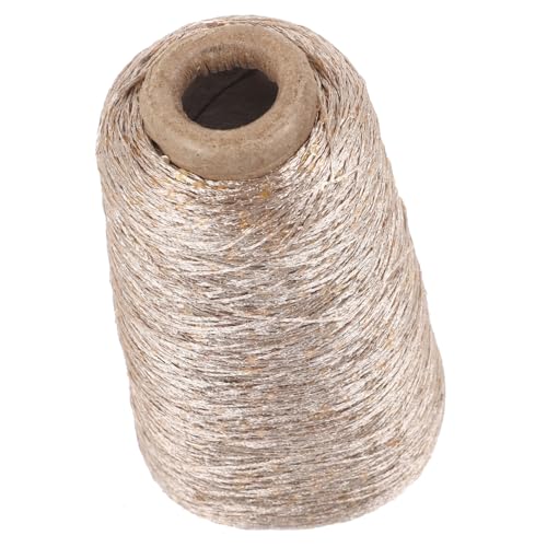 Holibanna 100G Glitzerndes Baumwollgarn Set Mit Pailletten Goldfarben Zum Stricken Und Häkeln Vielseitig Einsetzbar Für Bastelprojekte Und Dekorationen von Holibanna
