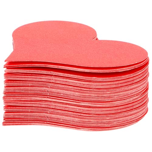 Holibanna 100Stücke Herzgrußkarten Handgemalt Blanko Karten für Valentinstag Rote Herzkarte für DIY Bastelprojekte und Dekoration Holibanna 100Stücke Herzgrußkarten Handgemalt Blanko Karten für Valentinstag Rote Herzkarte für DIY Bastelprojekte und Dekoration von Holibanna