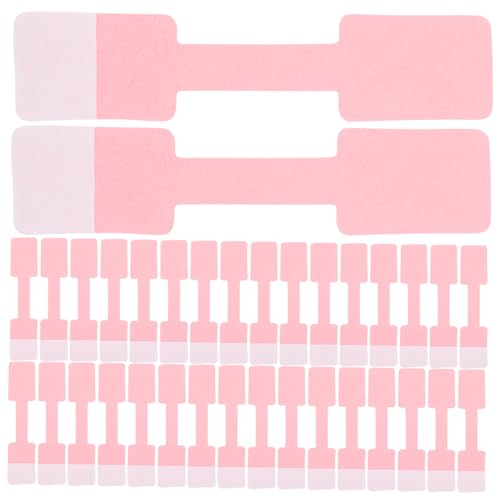 Holibanna 100Stücke Selbstklebende Schmuckpreis Tags Quadratische Für Armbänder Und Schmuckanhänger Hochwertige Kraftpapier Aufkleber Für Schmuckzubehör von Holibanna
