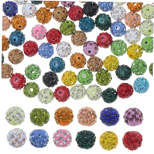 Holibanna 100Stücke Strass Abstandsperlen für Armbandherstellung DIY Schmuckzubehör Große Perlen Langlebig und Glatt Bastelprojekte Holibanna 100Stücke Strass Abstandsperlen für Armbandherstellung DIY Schmuckzubehör Große Perlen Langlebig und Glatt Bastelprojekte von Holibanna