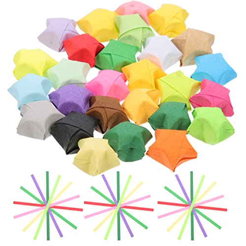 Holibanna 1030Blätter Farben Mischset Sternpapierstreifen DIY Origami Papier für Party Bastelpapier für Erwachsene Foto Requisiten für Feierlichkeiten von Holibanna