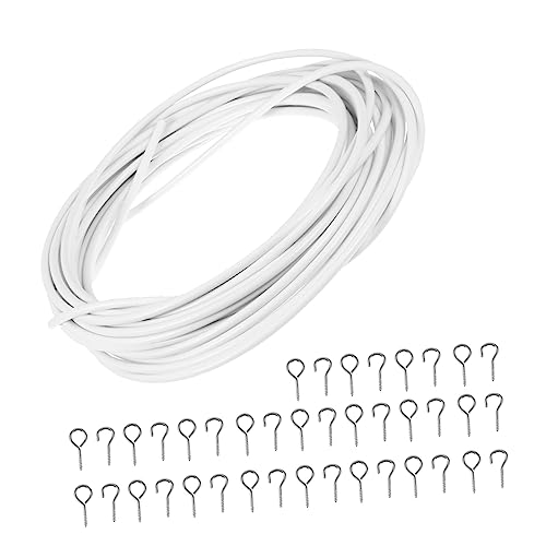 Holibanna 10Er Gardinenseil Mit Haken Vorhang Raffhalter Haken Ohne Bohren Vorhang Transparente Vorhang Aufhängeschnur Vorhanghaken Vorhangdraht Vorhangband Für Haken Vorhänge Holibanna 10Er Gardinenseil Mit Haken Vorhang Raffhalter Haken Ohne Bohren Vorhang Transparente Vorhang Aufhängeschnur Vorhanghaken Vorhangdraht Vorhangband Für Haken Vorhänge von Holibanna