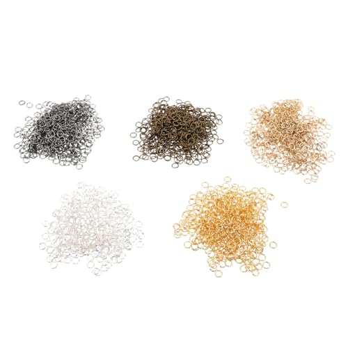 Holibanna 10Er-Packungen Metall Biegeringe Spaltringe Schmuck Verbinder für DIY Ohrringe Halsketten Armbänder Vielseitige Schmuckdesign Ringe für Individuelle Kreationen Holibanna 10Er-Packungen Metall Biegeringe Spaltringe Schmuck Verbinder für DIY Ohrringe Halsketten Armbänder Vielseitige Schmuckdesign Ringe für Individuelle Kreationen von Holibanna