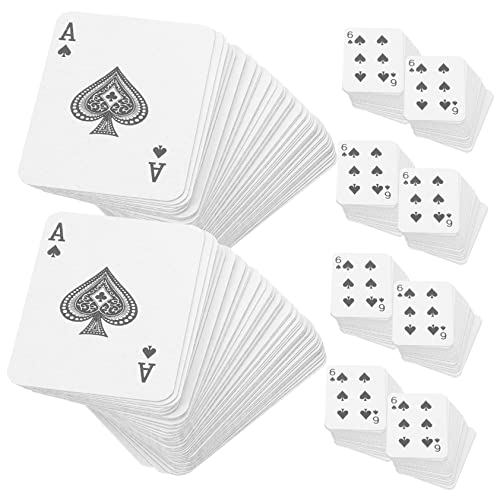 Holibanna 10Sätze Pokerkarten Für Teiliges Reisespiel Kleine Spielkarten Für Partys Sichere Und Langlebige Mini Karten von Holibanna