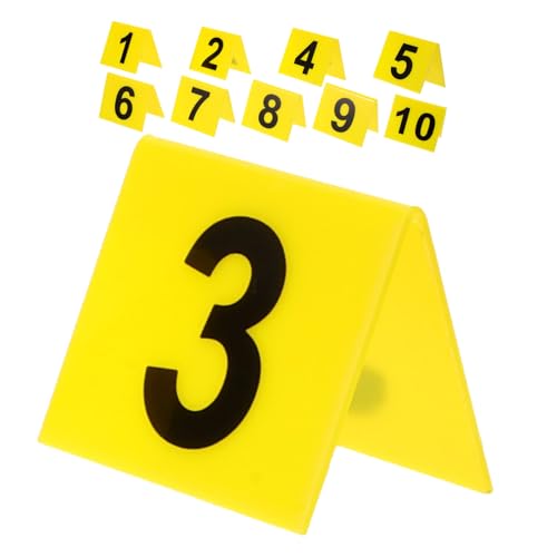 Holibanna 10Stücke Doppelseitige Tischnummernmarker Wiederverwendbare Zahlenmarkierung für Hochzeiten Restaurants und Veranstaltungen Kreative Tischdekoration Holibanna 10Stücke Doppelseitige Tischnummernmarker Wiederverwendbare Zahlenmarkierung für Hochzeiten Restaurants und Veranstaltungen Kreative Tischdekoration von Holibanna
