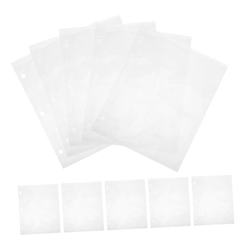 Holibanna 10Stücke Eclipse Kartenhüllen Transparente Innenseiten für Sammelalben Baseballkarten Spielkarten und Visitenkarten Einfach Austauschbar Design von Holibanna