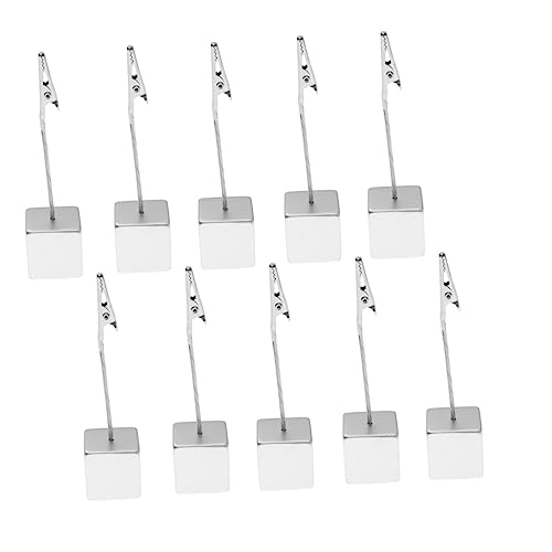 Holibanna 10Stücke Harz Foto Clip Halter Für Hochzeiten Memo Holder Krokodilclip Organizer Transparent Für Büro Und Zuhause DIY von Holibanna