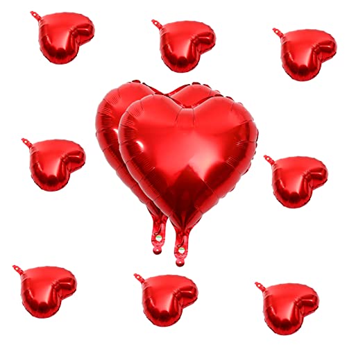 Holibanna 10Stücke Herzballons Folienballons für Geburtstagsdekoration Romantische Partys und Valentinstag Dekorative Luftballons Fotorequisiten für Einzigartige Feiern Holibanna 10Stücke Herzballons Folienballons für Geburtstagsdekoration Romantische Partys und Valentinstag Dekorative Luftballons Fotorequisiten für Einzigartige Feiern von Holibanna