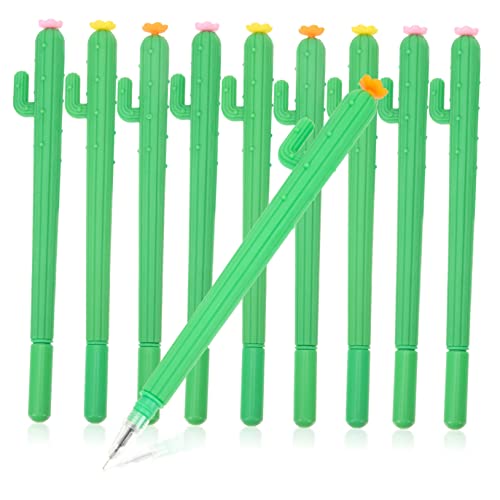 Holibanna 10Stücke Kaktus Kugelschreiber Kreative Kaktus Gelstifte Für Leichtes Design Schreiben Perfektes Für Zufällig von Holibanna