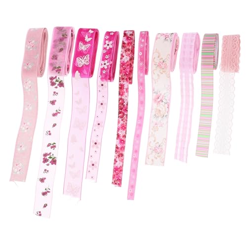 Holibanna 10Stücke Mehrzweck Geschenkband Schneidbares Dekoband für Hochzeiten und DIY Projekte Verschleißfest und für Geschenkverpackungen Holibanna 10Stücke Mehrzweck Geschenkband Schneidbares Dekoband für Hochzeiten und DIY Projekte Verschleißfest und für Geschenkverpackungen von Holibanna