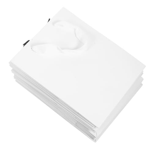 Holibanna 10Stücke Papiertragetaschen Mit Griffen Geschenktüten Für Geburtstagsfeiern Und Einkauf Hochwertige Papiertüten Perleweiß Vielseitig Einsetzbar Für von Holibanna