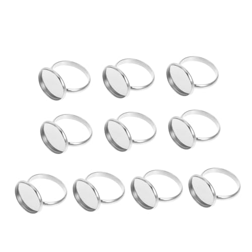 Holibanna 10Stücke Ringhalter Verstellbare Ringbasis Für DIY Schmuck Hochwertige Schmuckzubehör Für Designs Robustes Material Leicht Zu Verarbeiten Und Angenehm von Holibanna