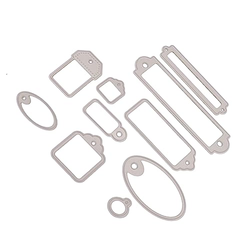 Holibanna 10Stücke Teiliges Set DIY Metall Stanzformen für Scrapbooking Kartenherstellung Etiketten und Dekoration Hochwertige Prägestempel für Kreative Projekte von Holibanna