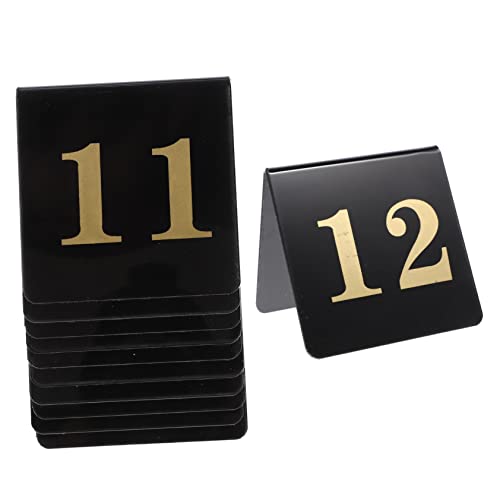 Holibanna 10Stücke Teiliges Tischnummern für Hochzeiten und Doppelseitiger Druck Sicht Langlebiges Material Einfache Reinigung für Tischdekorationen und Events Holibanna 10Stücke Teiliges Tischnummern für Hochzeiten und Doppelseitiger Druck Sicht Langlebiges Material Einfache Reinigung für Tischdekorationen und Events von Holibanna