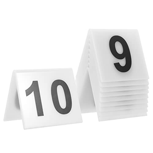 Holibanna 10Stücke Tischnummern Doppelseitige Wiederverwendbare Tischmarkierungen für Hochzeiten und Veranstaltungen Sicht Robustes Design Holibanna 10Stücke Tischnummern Doppelseitige Wiederverwendbare Tischmarkierungen für Hochzeiten und Veranstaltungen Sicht Robustes Design von Holibanna