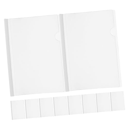 Holibanna 10Stücke Transparente Dokumentenmappe mit Stabilen Zugklammern für Berichte und Präsentationen aus Robustem Leicht und Tragbar für Papiere von Holibanna