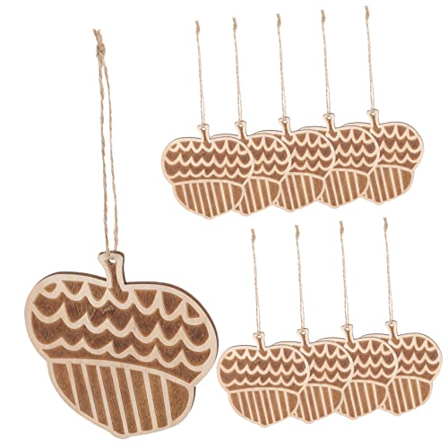 Holibanna 10Stücke Unvollendete Holzscheiben Für DIY Projekte Form Glatte Oberfläche Für Dekoration Und Bastelarbeiten Hochzeiten Und Feste von Holibanna