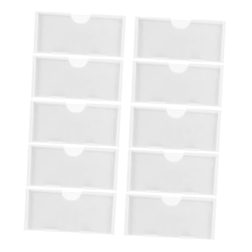 Holibanna 10pcs Wiederverwendbare Plastik -draht -regal -label -inhaber Für Einzelhandelsgeschäfte Einkaufszentrum Supermarktpreiskarte Und Ticketanzeige von Holibanna