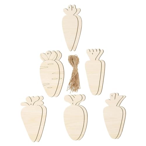 Holibanna 12 Sätze Holz Karotten Ausschnitte DIY Unbemalte Holzornamente für Ostern Natürliche Holzfiguren für Dekoration und Bastelprojekte Geschenkidee Holibanna 12 Sätze Holz Karotten Ausschnitte DIY Unbemalte Holzornamente für Ostern Natürliche Holzfiguren für Dekoration und Bastelprojekte Geschenkidee von Holibanna