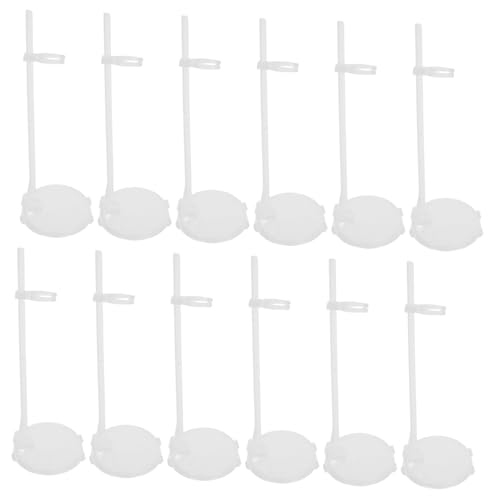 Holibanna 12 Stück Figurenständer Actionfigurenhalter Puppenständer Puppenstützrahmen Puppenständer Actionfiguren Displayhalter Puppendisplay Rack Kunststoff Transparent von Holibanna