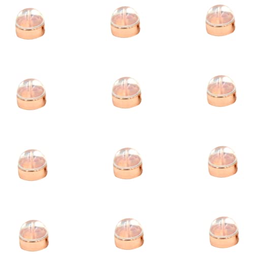 Holibanna 12 Stück Ohrstöpsel -ohrring -zubehör Verriegelung Ersatz Schmuck Silikon-stopper Für Ohrringe Sicherheits-ohrring-verschlüsse Für Ohrstecker Ohrring -rücken Roségold Metall Holibanna 12 Stück Ohrstöpsel -ohrring -zubehör Verriegelung Ersatz Schmuck Silikon-stopper Für Ohrringe Sicherheits-ohrring-verschlüsse Für Ohrstecker Ohrring -rücken Roségold Metall von Holibanna