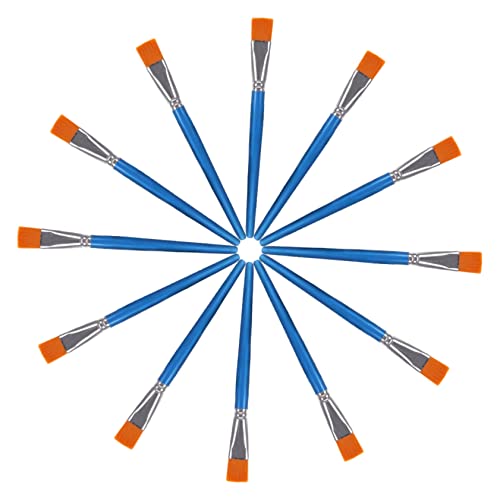 Holibanna 12 Stück Pinsel Kunstfarbe abgewinkelt Grad zum Malen Gesichtsfarbe für Acrylmalerei kleine Farbe zum Basteln Massenfarbe Bastelfarbe Flache Farbe Metall Blue Holibanna 12 Stück Pinsel Kunstfarbe abgewinkelt Grad zum Malen Gesichtsfarbe für Acrylmalerei kleine Farbe zum Basteln Massenfarbe Bastelfarbe Flache Farbe Metall Blue von Holibanna