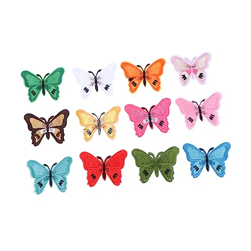 Holibanna 12 Stück Schmetterling Aufnäher Bunte Stickerei Patches für Diy Kleidung Hüte Jeans Reparatur Dekoration Umweltfreundliches Material Bügel und Nähoption Holibanna 12 Stück Schmetterling Aufnäher Bunte Stickerei Patches für Diy Kleidung Hüte Jeans Reparatur Dekoration Umweltfreundliches Material Bügel und Nähoption von Holibanna