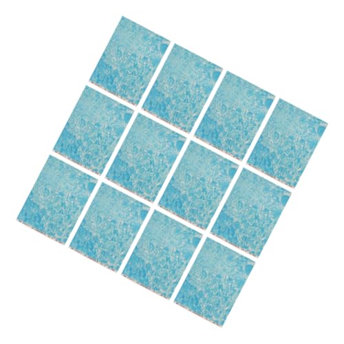 Holibanna 12 Stück Selbstklebende Wasserwellen Aufkleber aus PVC Wasserfest und Abwischbar für Klassenzimmer Büro Schwarze Tafeln Partys Vielseitig für Glatte Oberflächen Einfache Montage von Holibanna