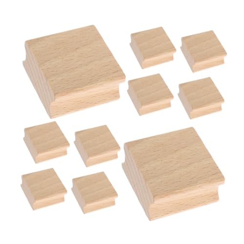 Holibanna 12 Stück Teiliges Buchenholz Stempelblock Robustes Gerilltes Holz für DIY Holzstempel Vielseitig Einsetzbar für Scrapbooking Linolschnitt und Ledergravur Kreative Bastelprojekte Holibanna 12 Stück Teiliges Buchenholz Stempelblock Robustes Gerilltes Holz für DIY Holzstempel Vielseitig Einsetzbar für Scrapbooking Linolschnitt und Ledergravur Kreative Bastelprojekte von Holibanna