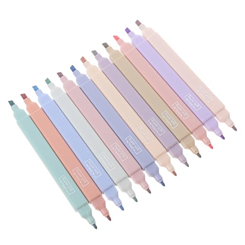 Holibanna 12 Stück Teiliges Doppelspitzen Textmarker Praktische Pastell Highlighter für Schule und Büro Vielseitige Marker Stifte Markieren Zeichnen und Hervorheben Langlebig und Handlich Holibanna 12 Stück Teiliges Doppelspitzen Textmarker Praktische Pastell Highlighter für Schule und Büro Vielseitige Marker Stifte Markieren Zeichnen und Hervorheben Langlebig und Handlich von Holibanna