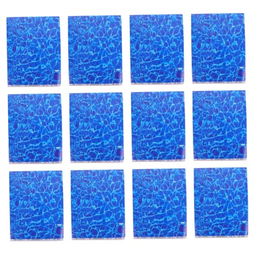 Holibanna 12 Stück Teiliges Selbstklebender Wasserwellen Aufkleber mit Muster Vielseitig für Klassenzimmer Büro Schwarze Tafeln Wände Glas und Möbel Einfache Flexible Anwendung von Holibanna