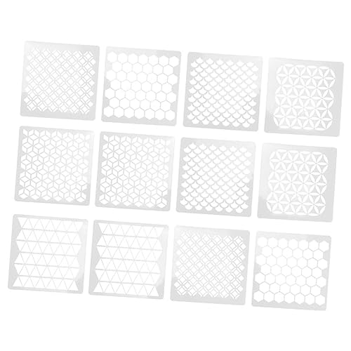 Holibanna 12 Stück Teiliges Wandmalerei Schablonen aus Robustem Kunststoff Geometrische DIY Vorlagen für Wandgestaltung Wiederverwendbar Leicht zu Reinigen für Heim Bastelprojekte Holibanna 12 Stück Teiliges Wandmalerei Schablonen aus Robustem Kunststoff Geometrische DIY Vorlagen für Wandgestaltung Wiederverwendbar Leicht zu Reinigen für Heim Bastelprojekte von Holibanna