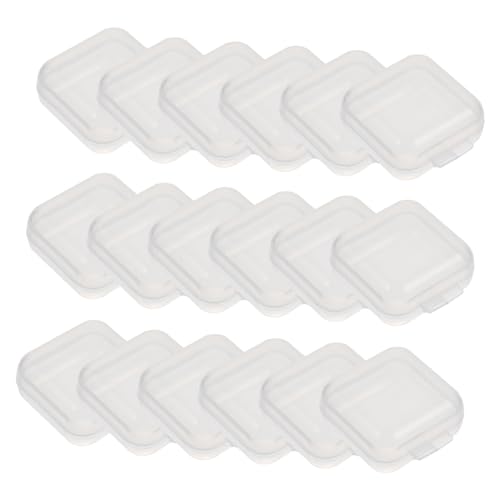 Holibanna 120 Stück Mini Aufbewahrungsboxen Transparente Schmuck Organizer Box für Ohrringe Ringe und Kleine Gegenstände Leicht und Tragbar für Schlafzimmer Büro und Unterwegs von Holibanna