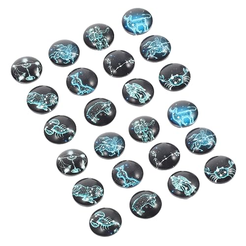 Holibanna 120Stücke DIY Cabochons mit Konstellationsmustern Flache Rückseite Glaskuppeln für Individuellen Schmuck Schlüsselanhänger Mehr von Holibanna