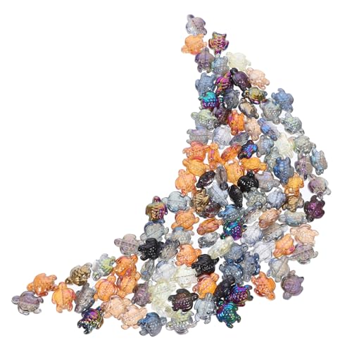 Holibanna 120Stücke Schildkröten Perlen Für DIY Schmuckherstellung Distanzperlen Und Charms Für Armbänder Und Halsketten Bastelset Zur Herstellung Von Perlenschmuck von Holibanna