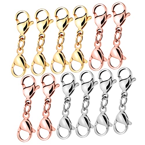 Holibanna 12Stücke Doppel Hummerverschlüsse für Schmuck DIY Metall Karabiner für Armbänder und Anklets Robust und Glänzend für Personalisierte Schmuckherstellung Holibanna 12Stücke Doppel Hummerverschlüsse für Schmuck DIY Metall Karabiner für Armbänder und Anklets Robust und Glänzend für Personalisierte Schmuckherstellung von Holibanna