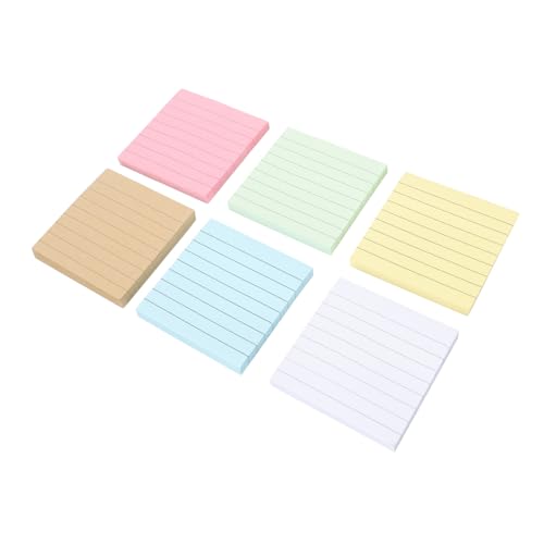 Holibanna 12Stücke Haftnotizen Abnehmbare Klebezettel Verschiedenen Selbstklebende Notizblöcke für Schule Büro und Zuhause Praktische Message Record Memo Pads von Holibanna