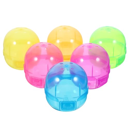 Holibanna 12Stücke Kleine Kapselball Spielzeuge Wiederverwendbare Transparente Automatenkugeln für Gastgeschenke und Hochzeitsfeiern von Holibanna