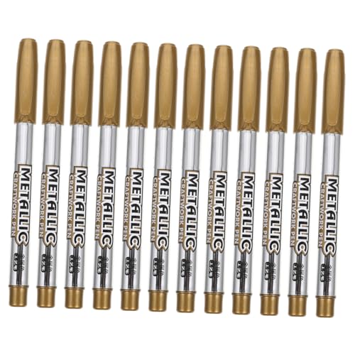 Holibanna 12Stücke Metallic Marker Stifte Farbmarker für Schreiben Zeichnen Ergonomisches Design Vielseitig Einsetzbar für Projekte Holibanna 12Stücke Metallic Marker Stifte Farbmarker für Schreiben Zeichnen Ergonomisches Design Vielseitig Einsetzbar für Projekte von Holibanna