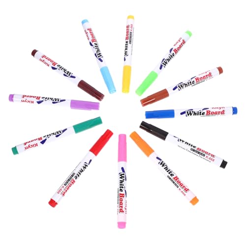 Holibanna 12Stücke Schwimmende Whiteboard Marker Wasserfeste Malstifte Kreative Schulbedarf Für Fantasievolles Leuchtende Für Zeichnungen Und Spaß Im Wasser von Holibanna