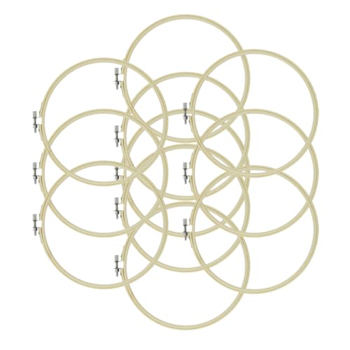 Holibanna 12Stücke Verstellbare Bambus Stickrahmen DIY Stickerei Ring für Kreuzstich Handliches Bastelwerkzeug und Langlebig für Stickerei und Dekoration Holibanna 12Stücke Verstellbare Bambus Stickrahmen DIY Stickerei Ring für Kreuzstich Handliches Bastelwerkzeug und Langlebig für Stickerei und Dekoration von Holibanna