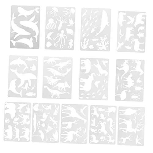 Holibanna 13 Blätter Diy Schablonen Set für Teiliges Malvorlagen Set Pet Wiederverwendbar Sicher für Bastelprojekte Scrapbooking und Kreative Aktivitäten Holibanna 13 Blätter Diy Schablonen Set für Teiliges Malvorlagen Set Pet Wiederverwendbar Sicher für Bastelprojekte Scrapbooking und Kreative Aktivitäten von Holibanna