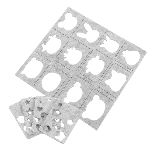 Holibanna 13 Stück Teiliges DIY Filzset mit Niedlichen Tierformen Nadelfilz Schablonen für Anfänger und Erwachsene Vielseitige Wollfilz Vorlagen zum Kreativen Basteln und Handarbeiten von Holibanna
