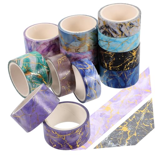 Holibanna 14 Rollen Dekoratives Washi Tape mit Marmor muster Lang Vielseitiges Scrapbooking Klebeband für DIY Bastelprojekte Journaling Geschenkverpackung und Kreative Dekoration Holibanna 14 Rollen Dekoratives Washi Tape mit Marmor muster Lang Vielseitiges Scrapbooking Klebeband für DIY Bastelprojekte Journaling Geschenkverpackung und Kreative Dekoration von Holibanna