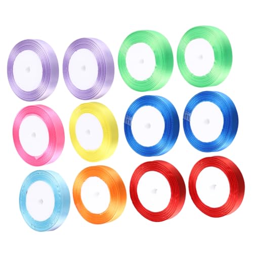 Holibanna 15 Rolle Satinband Verschiedenen Farben Dekorative Geschenkband für Bastelarbeiten Weihnachtsverpackungen und Kreative DIY Projekte Holibanna 15 Rolle Satinband Verschiedenen Farben Dekorative Geschenkband für Bastelarbeiten Weihnachtsverpackungen und Kreative DIY Projekte von Holibanna