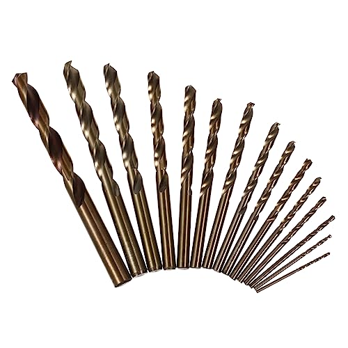 Holibanna 15-Teiliges Set Hochgeschwindigkeitsstahlstrang Betonbohrer schwer Schlüssel metrisch Bohrer Metall Bohrer aus gehärtetem Stahl Bohrer für gehärteten Stahl Holibanna 15-Teiliges Set Hochgeschwindigkeitsstahlstrang Betonbohrer schwer Schlüssel metrisch Bohrer Metall Bohrer aus gehärtetem Stahl Bohrer für gehärteten Stahl von Holibanna