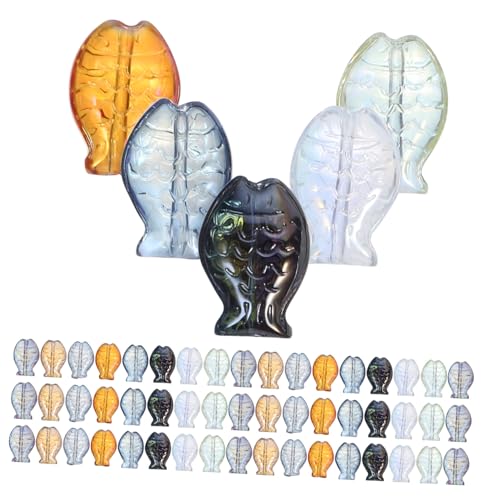 Holibanna 150 Stück Glas Fischperlen mit Mittlerem Bunte DIY Schmuckperlen für Armbänder und Ohrringe Leichte Stabile Glas Abstandshalterperlen für Handwerkliches Basteln Holibanna 150 Stück Glas Fischperlen mit Mittlerem Bunte DIY Schmuckperlen für Armbänder und Ohrringe Leichte Stabile Glas Abstandshalterperlen für Handwerkliches Basteln von Holibanna